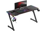 Desk Hero 3.3 RGB Wooden Black with LED 140x60x74cm - Image 8