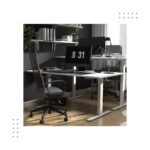 Desk Wooden White 118x60cm - Image 10