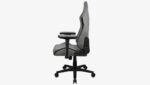 Aerocool Crown AeroSuede Fabric Gaming Chair with Adjustable Arms stone grey - Image 7