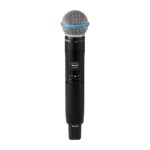 Shure SLXD24+E/B58-G65 - digital wireless system with a handheld transmitter/microphone (470–606 MHz)