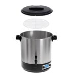 Adler Jar Sterilizer for Jars 2600W with Capacity 28lt Silver - Image 2