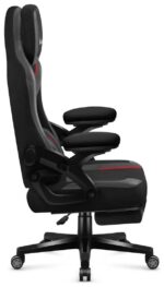 Huzaro Force 4.6 Carbon Fabric Gaming Chair with Footrest Black - Image 4