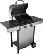 Black & Decker Gas Grill with Cast Iron Grill 50x41.5cm with 2 Burners 7.2kW - Image 2