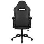 Aerocool Royal AeroWeave Fabric Gaming Chair with Adjustable Arms and Footrest Ash Black - Image 5