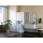 Topeshop Nel 2k Dk Floor Bathroom Column Cabinet White - Image 5