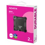 Adata SD620 USB 3.2 External SSD 2TB Black - Image 3