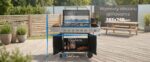 Ravanson GO-6 Gas Grill with Cast Iron Grill 74.8x38.5cm with 6 Burners 15.1kW and Side Burner 2.5kW - Image 15