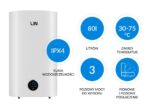 LIN LIFVD1SMWH 80L UNIVERSAL white electric water heater with WiFi - Image 3