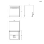 Candy Freestanding Dishwasher with Wi-Fi for 8 Place Settings W55xH59.5cm Gray - Image 10