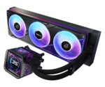 ASRock Phantom Gaming 360 LCD Water Cooling System AIO CPU with Triple Fans 120mm and ARGB Lighting - Image 2
