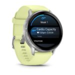 Garmin Venu 4 Stainless Steel 45mm Waterproof Smartwatch with Heart Rate Monitor (Silver with Citron) - Image 4