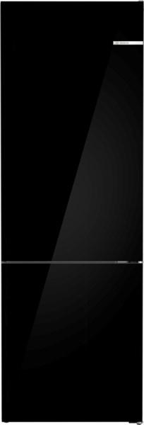 Bosch Fridge-Freezer 363lt Total NoFrost H203xW60xD66.5cm Black KGN39LBCF - Image 1
