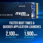 PNY CS1030 SSD 2TB M.2 Type with PCI Express 3.0 Connection M280CS1030-2TB-RB - Image 3