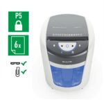 Leitz Micro Cut 6-Sheet Paper Shredder - Image 5