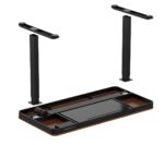 Ηλεκτρικό Γραφείο Ξύλινο Black/walnut με Μεταλλικά Πόδια & Ρυθμιζόμενο Ύψος 120x60εκ. - Image 10