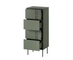 Storage Drawers 4s Tresse Chest Metal L50xW40xH125cm - Image 2