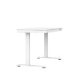 Desk Wooden White with Metal Legs & Adjustable Height 140x70cm - Image 8