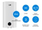 Electric water heater LIN LIFVD1SMWH WI-FI 80L SMART white - Image 4