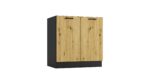 Cosmo Design ANIKA kitchen furniture set  artisan oak/graphite 2.0/2.6 - Image 10
