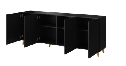 Cama Commode PAFOS 200x42x82 Black matt