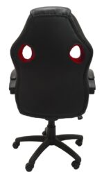 Topeshop Enzo Artificial Leather Gaming Chair Red - Black - Image 3