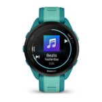 Garmin Forerunner 165 Music 43mm Waterproof Smartwatch with Heart Rate Monitor (Turquoise/Aqua) - Image 4