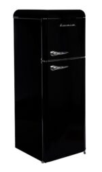 Ravanson Double Door Refrigerator 208lt H147xW54.5xD58.5cm Black LKK-210RB - Image 5