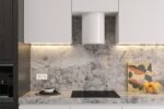 Maan Elba Mini WPB 431 Island Vent Hood 31cm White - Image 3