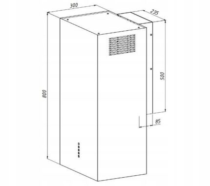 AKPO WK-4 CUBERA WL BLACK MAT T520 M3 hood / BLACK ALUMINIUM FILTER