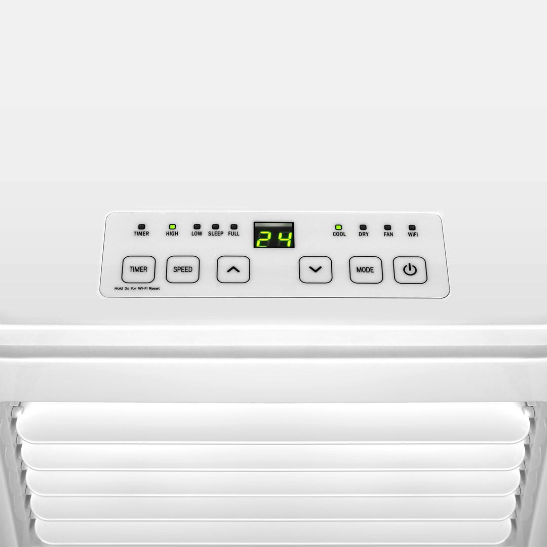 TEESA 2.5 kW Portable Air Conditioner with Wi-Fi and Tuya White - Image 1