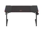 Desk Hero 3.3 RGB Wooden Black with LED 140x60x74cm - Image 4