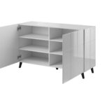 Cama sideboard 2D REJA white gloss/white gloss