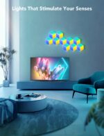 Govee Smart Διακοσμητικό Φωτιστικό Glide Hexa Pro LED RGBIC Hexagon 10τμχ - Image 2