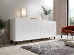 ETNA chest of drawers 200x42x82 white matt - Image 4