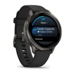 Garmin Venu 4 Stainless Steel 41mm Αδιάβροχο Smartwatch με Παλμογράφο (Slate with Black) - Image 4