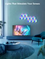Govee Smart Διακοσμητικό Φωτιστικό Glide Hexa Pro LED RGBIC Hexagon 10τμχ - Image 3
