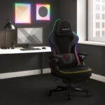 Huzaro Force 4.6 Gaming Chair with RGB Lighting and Footrest Black - Image 2