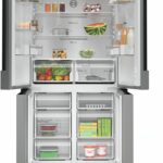 Bosch Side-by-Side Refrigerator 605lt Total NoFrost H183xW91xD73.1cm Brushed Steel Anti-Fingerprint KFN96VPEA
