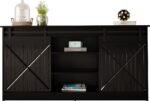 Chest of drawers 160x80x35 GRANERO black/black gloss - Image 3
