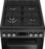 Beko Gas & Electric Cooker 60lt W50cm. Black - Image 4