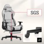 Huzaro Force 5.7 Υφασμάτινη Καρέκλα Gaming με Ρυθμιζόμενα Μπράτσα και Υποπόδιο Γκρι - Image 7