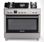 Ravanson Cooker 105lt with Natural Gas Hobs W90cm. Inox - Image 5