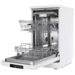 MPM Freestanding Dishwasher for 10 Place Settings W45xH85cm White - Image 3