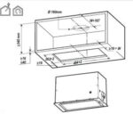 Elica Lane BL MAT/A/72 Ventilation Mechanism 72cm Black - Image 5