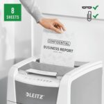 Leitz IQ Cross Cut 8-Sheet Paper Shredder - Image 14