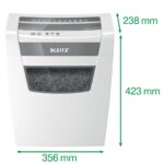 Leitz IQ Home Office P4 Cross Cut 10-Sheet Paper Shredder - Image 4