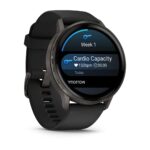 Garmin Venu 4 Stainless Steel 45mm Αδιάβροχο Smartwatch με Παλμογράφο (Slate with Black) - Image 5