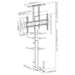 Maclean Energy MC-866T Wall TV Mount with Arm up to 80" and 60kg - Image 12