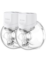 Momcozy Ηλεκτρικό Διπλό Θήλαστρο Μπαταρίας Χωρίς BPA Γκρι 180ml - Image 4