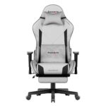 Huzaro Force 5.7 Υφασμάτινη Καρέκλα Gaming με Ρυθμιζόμενα Μπράτσα και Υποπόδιο Γκρι - Image 8